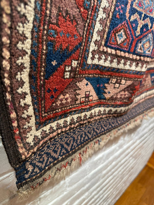 3’9” X 2’4” 19th Century Timuri Prayer Rug