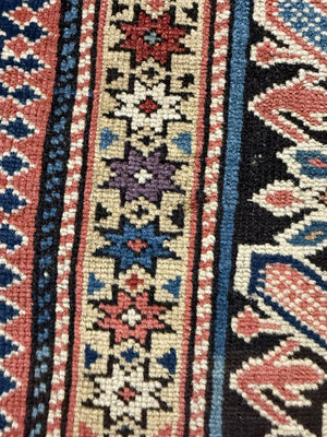 6'6" X 3'11" Antique Chi Chi Rug