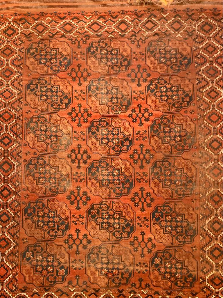 11' X 7'10" Antique Ersari Main Carpet