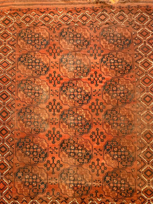 11' X 7'10" Antique Ersari Main Carpet