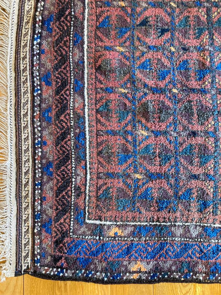 4‘9“ X 3’ Antique Kawdani Afghanistan Dowry Herat Prayer Rug