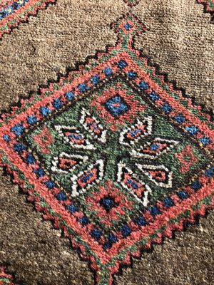 13' X 3'10" Antique Kurd Koliai Runner