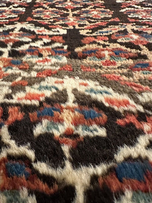10'9" X 3'9" Antique Kurdish Runner