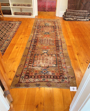 3’4 X 9’10 Antique Serab Runner