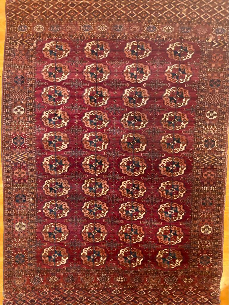 9'5" X 6'7" Antique Tekke Rug
