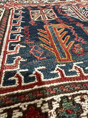 3’2" X 2'3" Luri Bakhtiari Lorain Saddle Bag