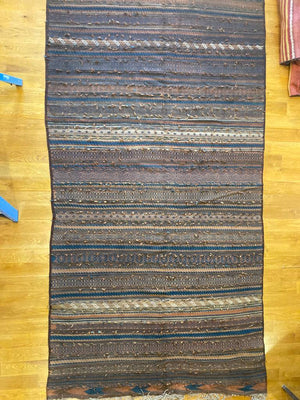10'9" X 5'9" Rare Antique Baluch Dowry Kilim