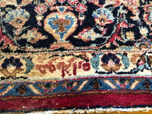 9'4" X 6'7" Signed Persian Mashad Carpet [SH-264]