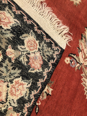 8'4" X 6'3" Small Vintage Karabagh Carpet