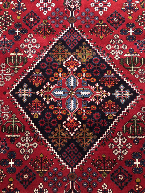 10'10" X 7'2" Vintage Persian Meimeh Rug