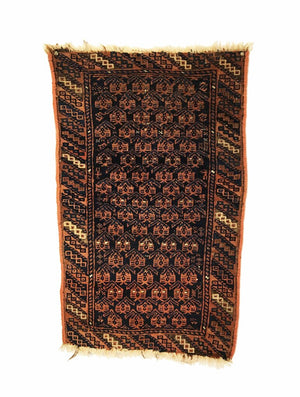 1'7" X 2'7" Antique Afghan Timuri Small Rug