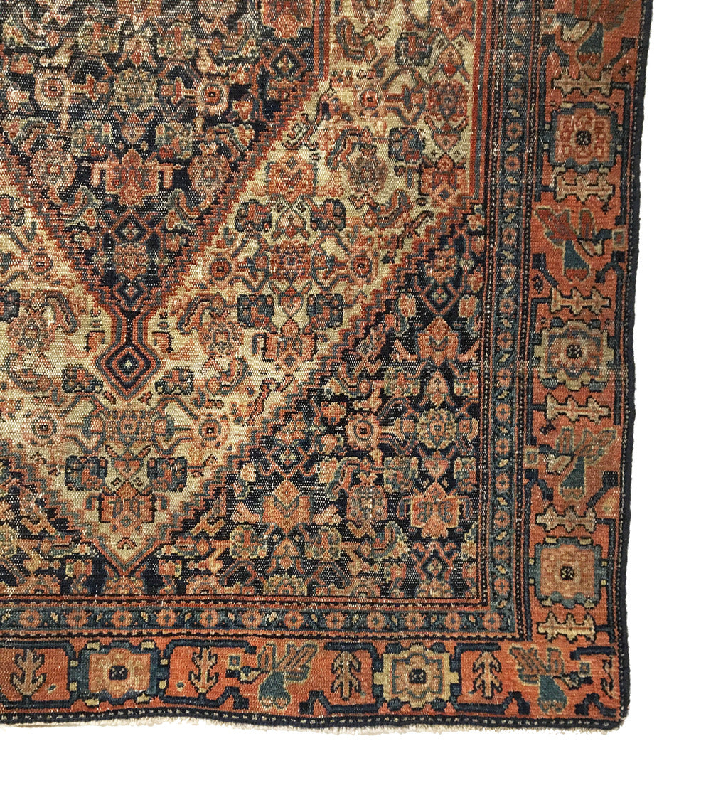 2'10" X 3'8" Antique Distressed Rug