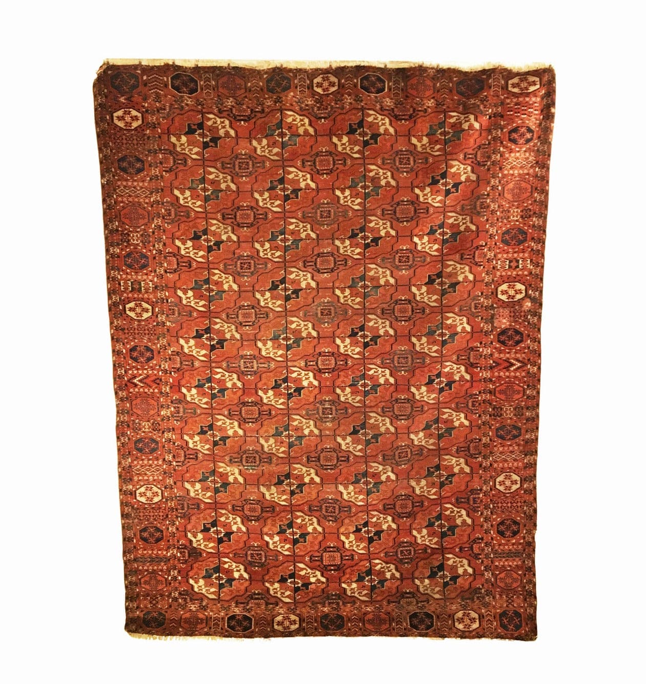 6'1" X 8'2" Antique Tekke Main Carpet