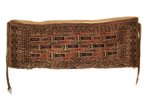 1'1" X 2'10" Antique Turkmen Yomud Torba Bag