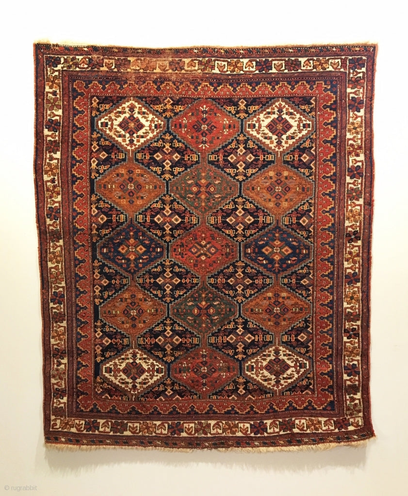 4’9&quot; X 4’0&quot; 19th Century Antique Afshar Rug