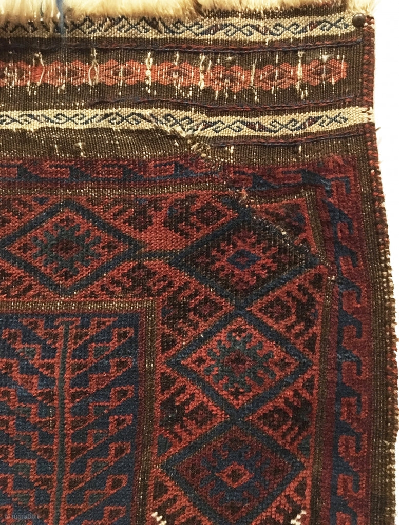 3’3&quot; X 4’9&quot; 19th Century Baluch Prayer Rug