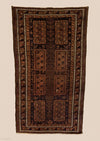 6’2” X 3’6” 19th Century Antique Timuri Rug