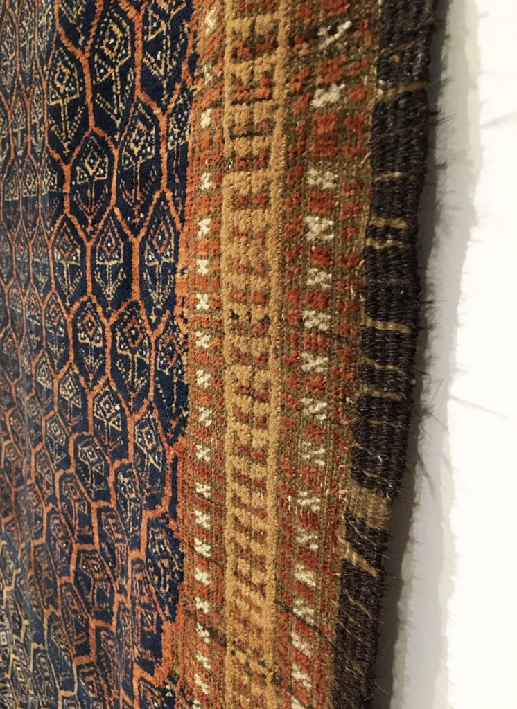 5&#39;5&quot; X 3&#39;4&quot; 19th Century Baluch Rug