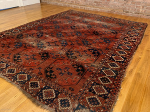 6’11" X 8’2" 19th Century Ersari Main Carpet