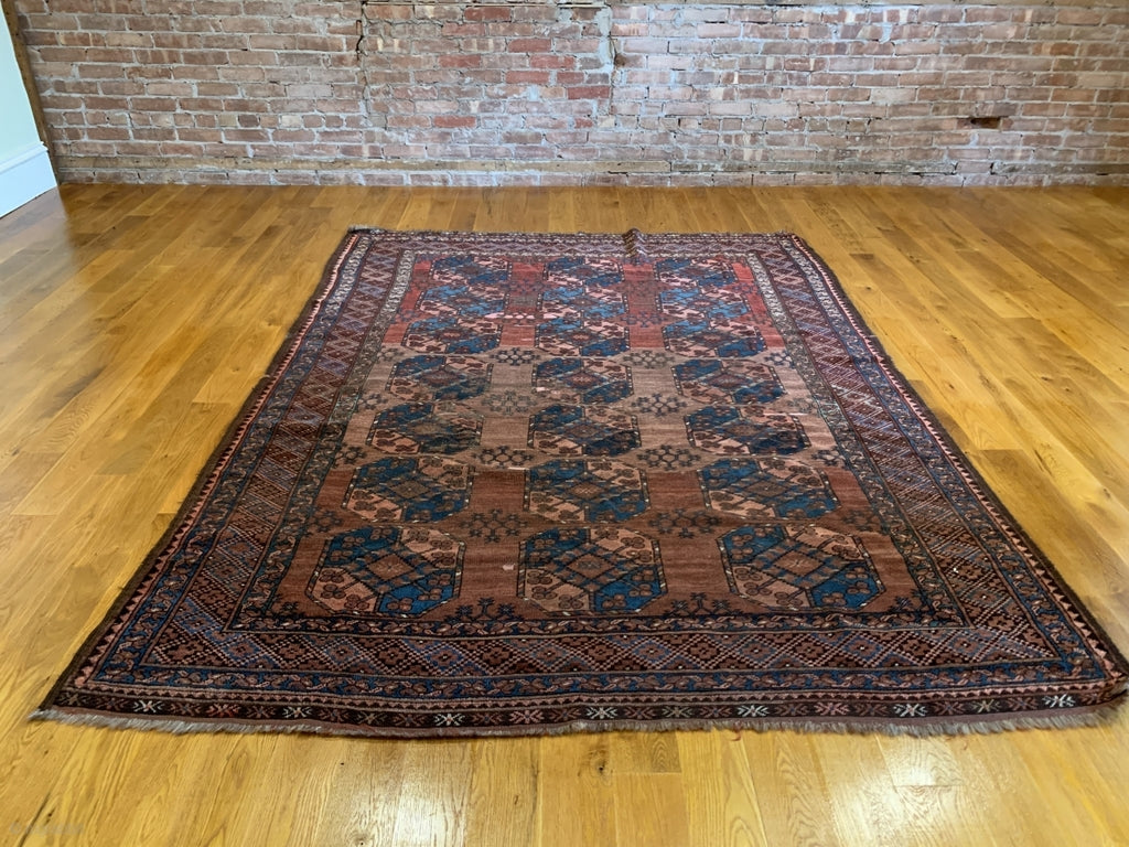 6’1&quot; X 8’5&quot; 19th Century Ersari Main Carpet