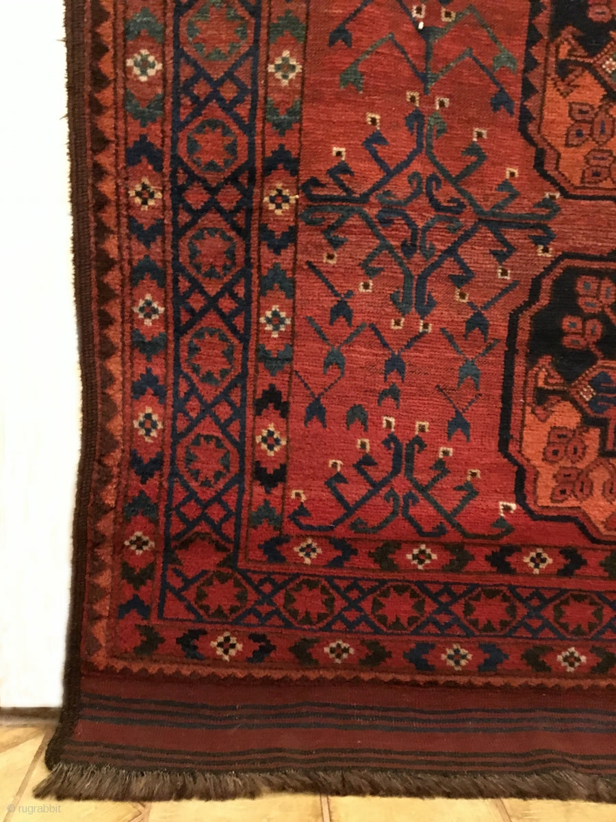10&#39;4&quot; X 7&#39;7&quot; 19th Century Ersari Main Carpet