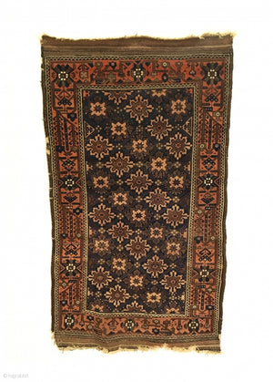 5'11" X 3'5" 19th Century Khorasan Baluch Rug