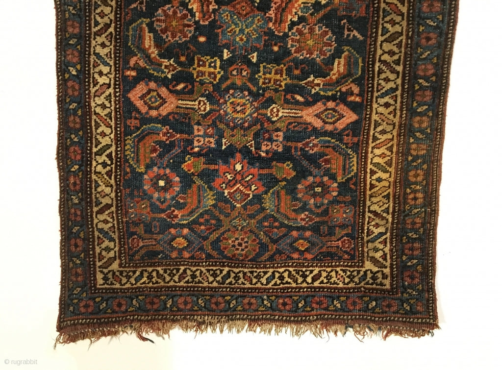 3&#39;7 X 2&#39;3&quot; 19th Century Small Bidjar Rug