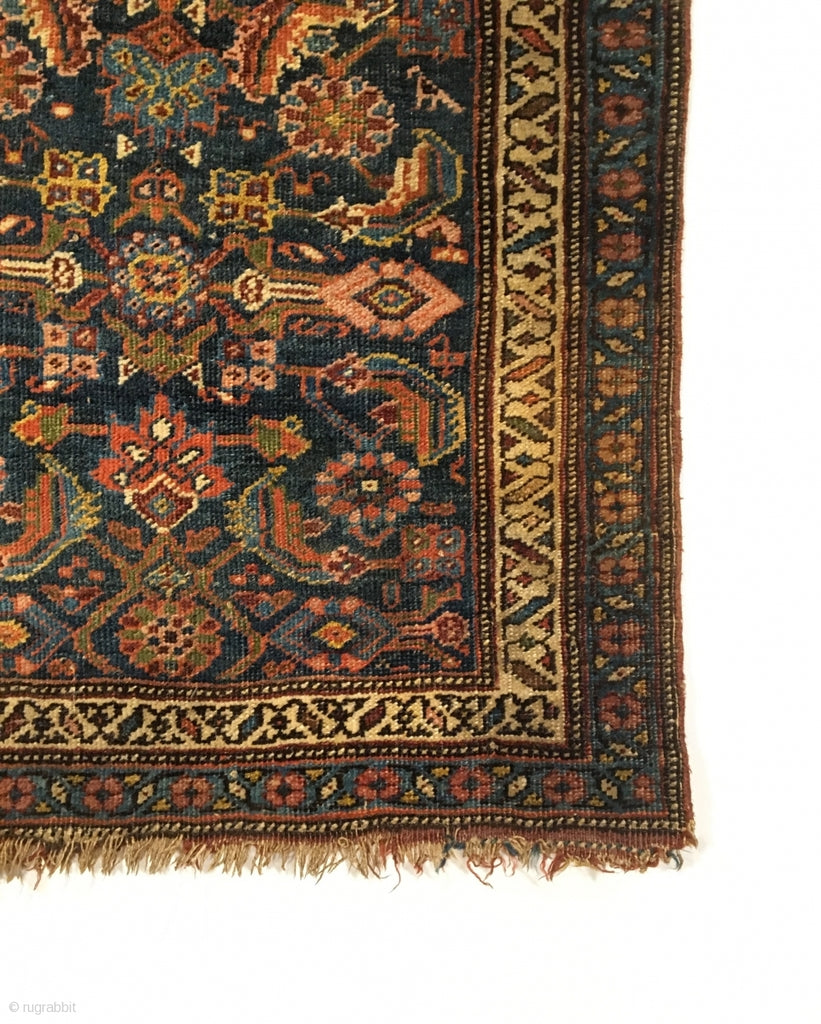 3&#39;7 X 2&#39;3&quot; 19th Century Small Bidjar Rug