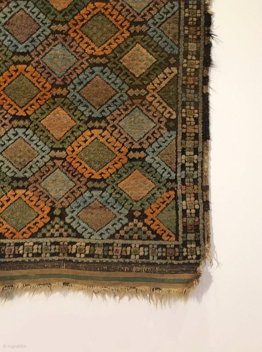 2’4&quot; X 3’9&quot; 19th Century Small Kurd Baluch Rug