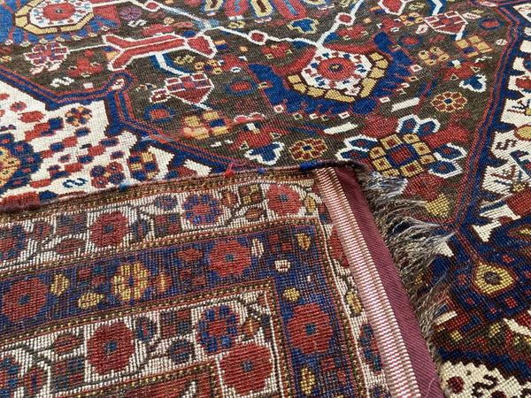 19th Century Tribal Khamseh Persian Rug | Tribal Rugs | Persian