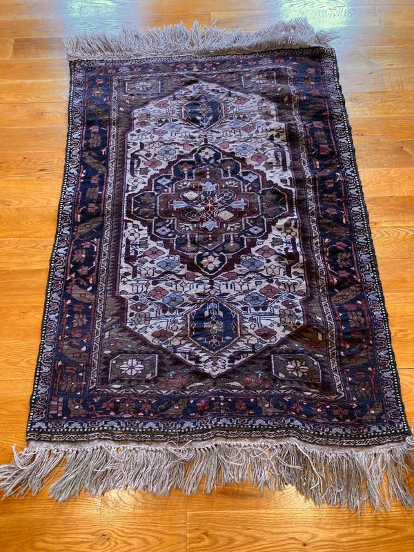 4'7” X 3'2” 20th Century Baluch Tribal Rug [033] - The Antique Knot