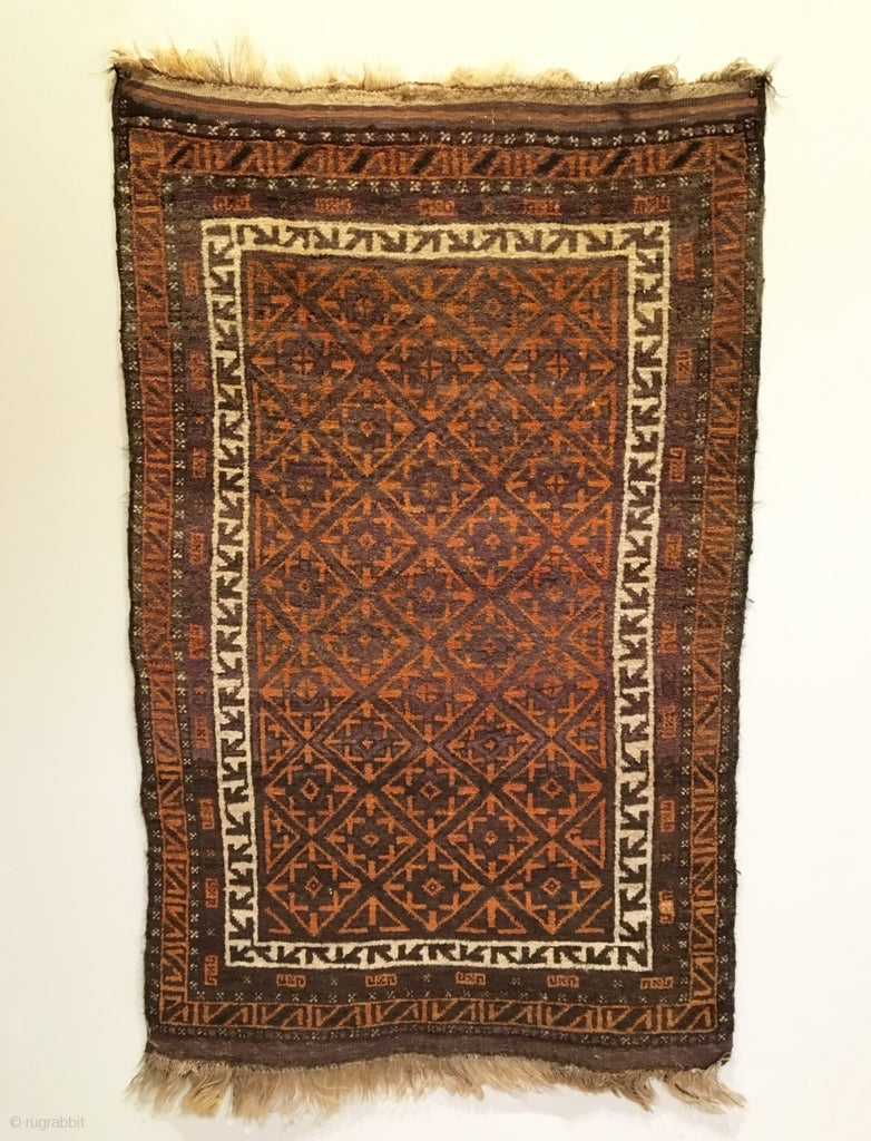 5&#39;3&quot; X 3&#39;3&quot; Afghan Baluch Rug