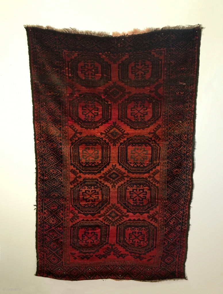 5&#39;2&quot; X 3&#39;3&quot; Afghan Baluch Rug