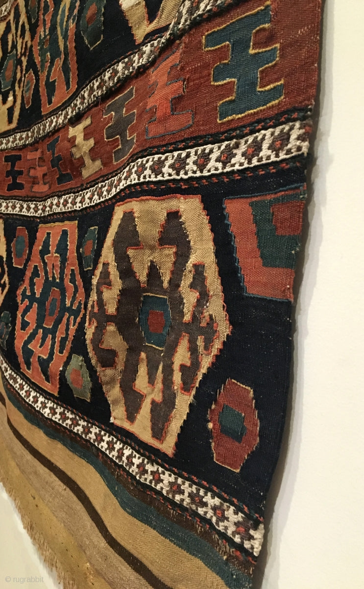 2’11&quot; X 3’5&quot; Antique 19th Century Shahsavan Mafrash Panel