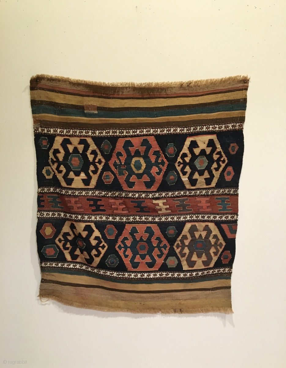 2’11&quot; X 3’5&quot; Antique 19th Century Shahsavan Mafrash Panel