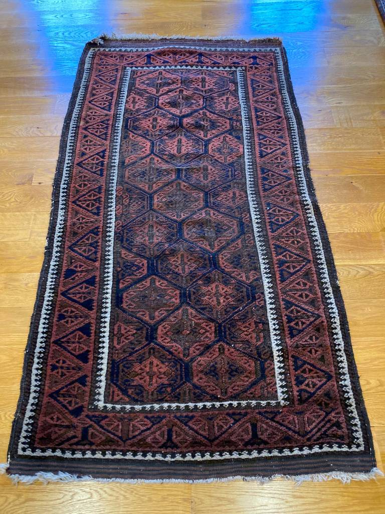 5&#39;3&quot; X 2&#39;9&quot; Antique 19th Century Timuri Rug