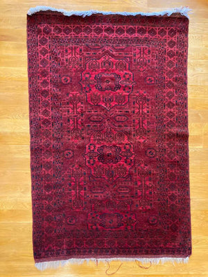 6’10” X 4’5” Antique Afghan Charshango Rug