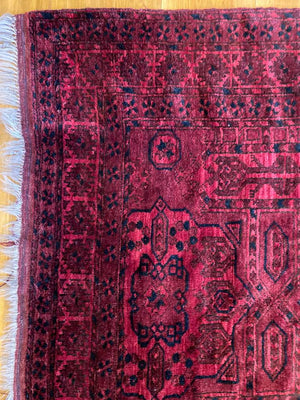 6’10” X 4’5” Antique Afghan Charshango Rug