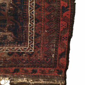 2'11" X 3'11" Antique Afghan Timuri Tribal Rug
