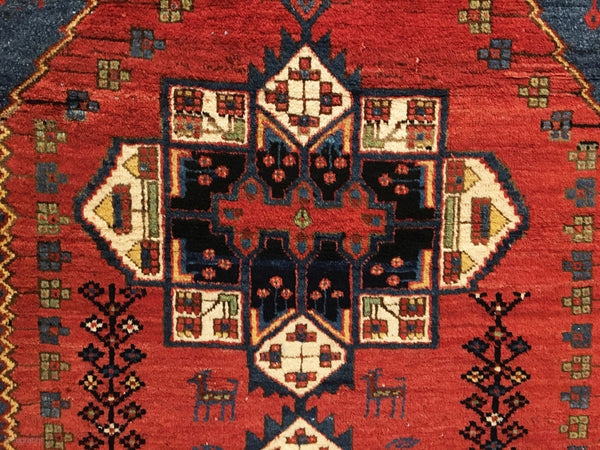 4'10” X 6'4” Antique Afshar Rug [RR-0093] - The Antique Knot