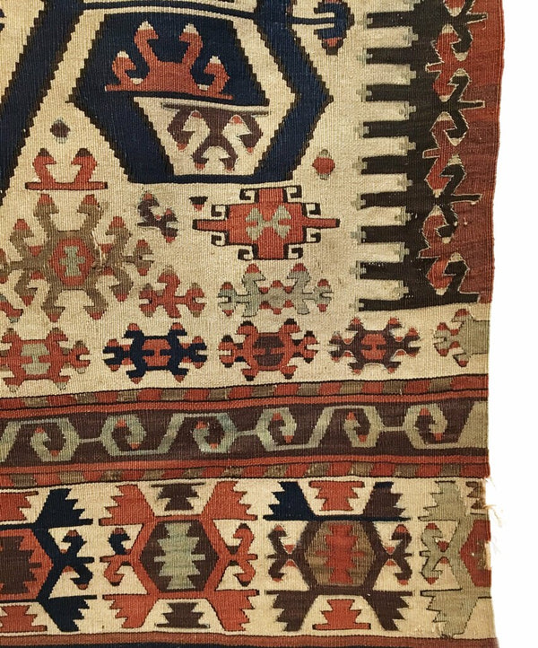 Turkish Kilim, Vintage Kilim, Runner Kilim, Antique Kilim, 41x137 cheapest inches Beige Kilim, Anatolian Kilim, Kitchen Kilim, 7870