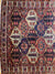 6'7" X 4'11" Antique Bakhtiari Garden Carpet