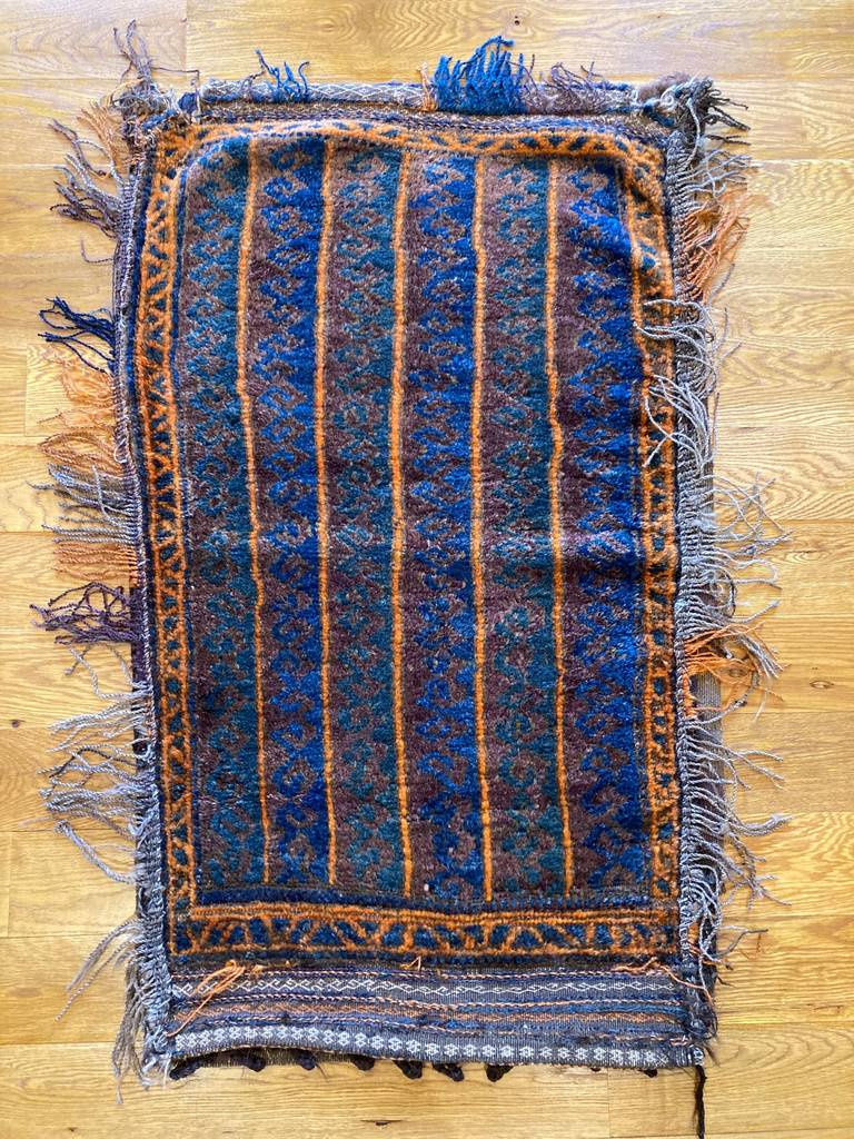 3’7” X 2’1” Antique Balisht Cushion Pillow Afghan Rug