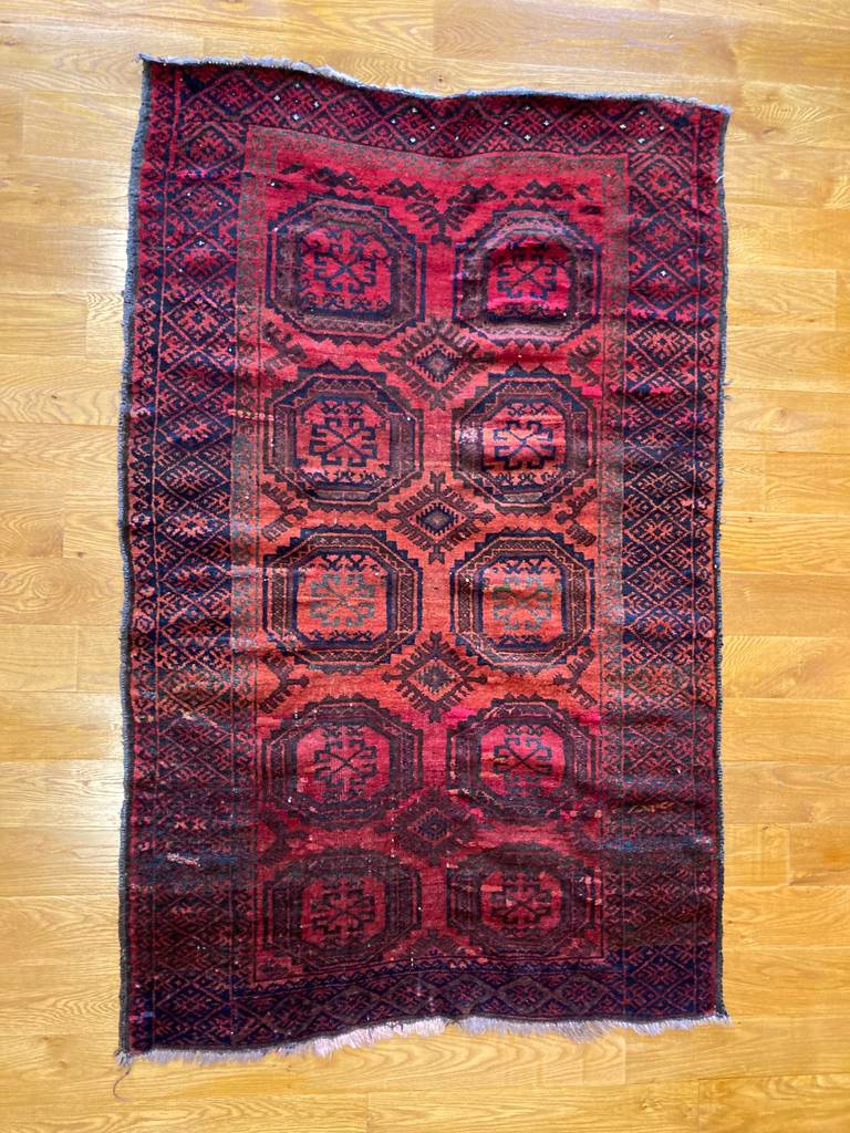 5&#39;3&quot; X 3&#39;4&quot; Antique Baluch Rug