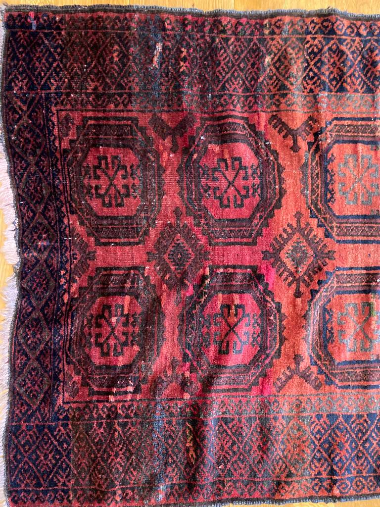 5&#39;3&quot; X 3&#39;4&quot; Antique Baluch Rug