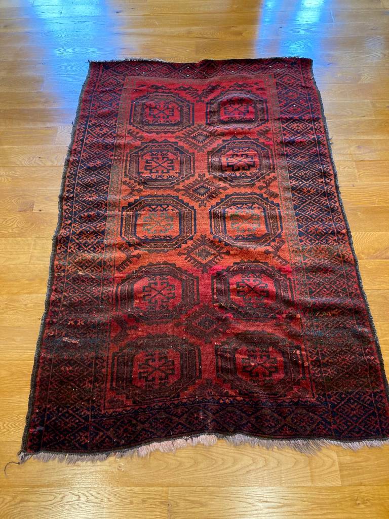 5&#39;3&quot; X 3&#39;4&quot; Antique Baluch Rug