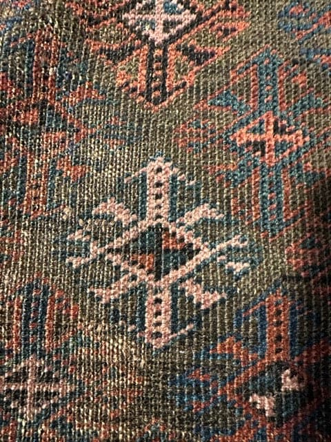 2&#39;10&quot; X 4&#39;11&quot; Antique Baluch Rug [SH-167]