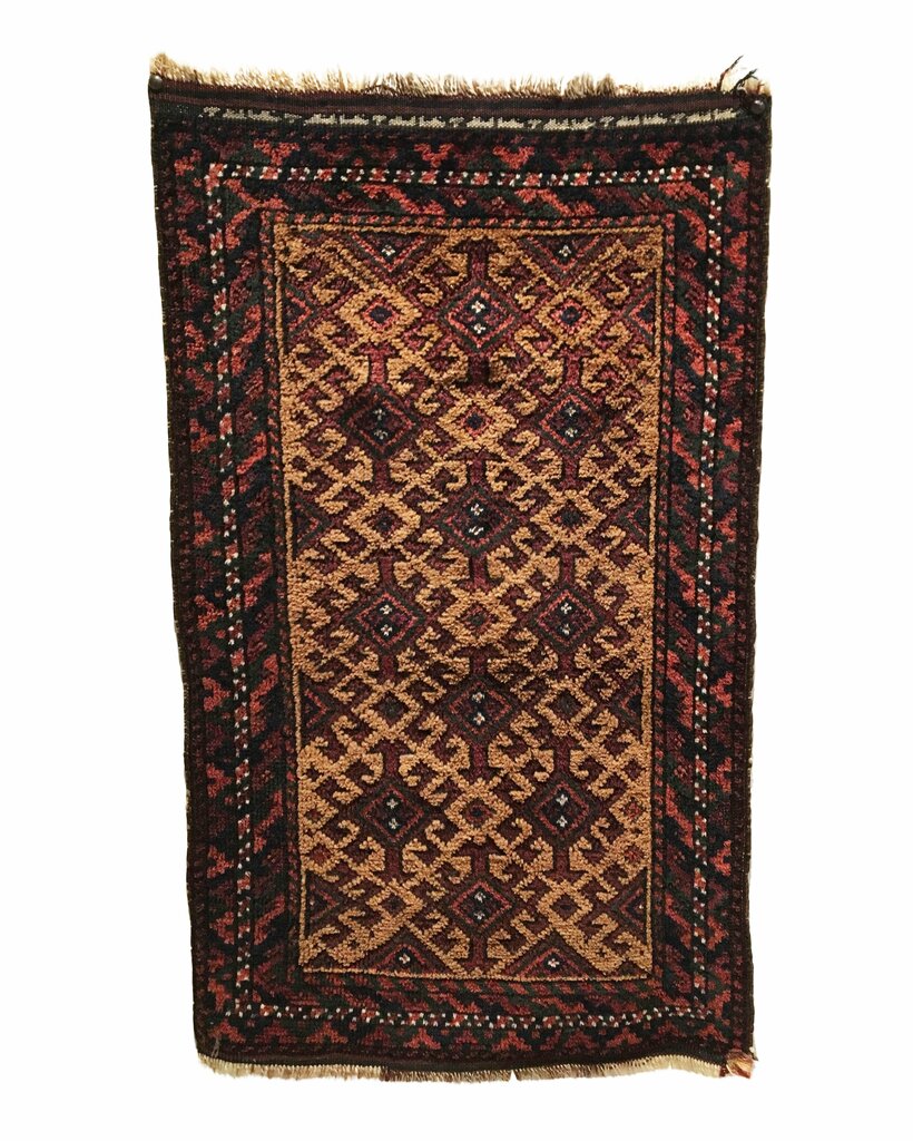 1'6" X 2'6" Antique Baluch Small Rug