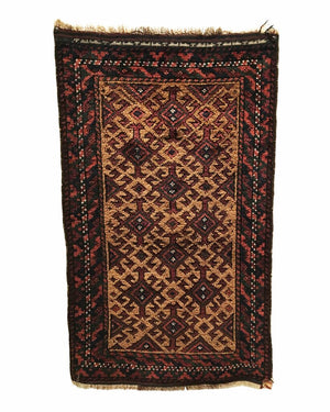 1'6" X 2'6" Antique Baluch Small Rug