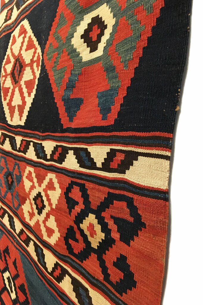 3&#39;0&quot; X 10&#39;9&quot; Antique Caucasian Kilim Runner